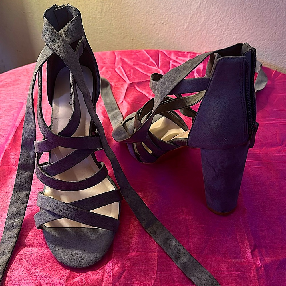 Strappy dress up or down heals